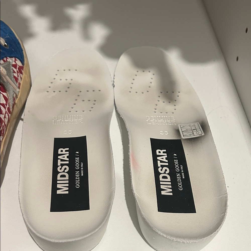Golden Goose Blue and Red Heart Sneakers 38 - Picture 12 of 15